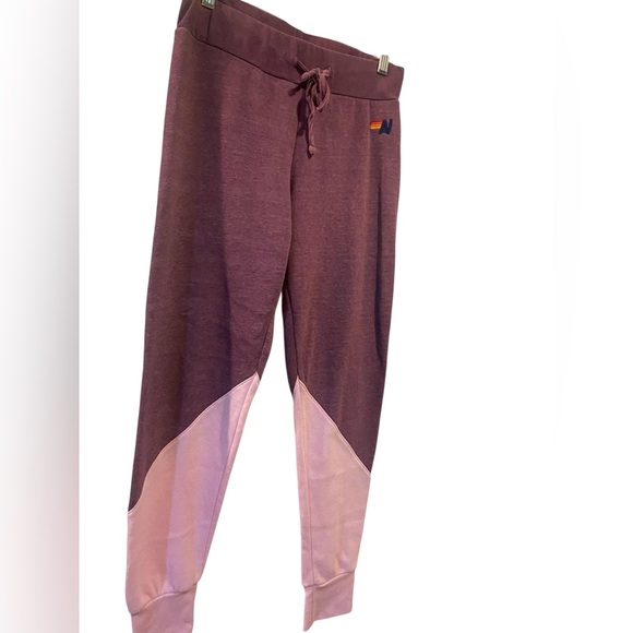 aviator nation joggers PINK / RED Size: S